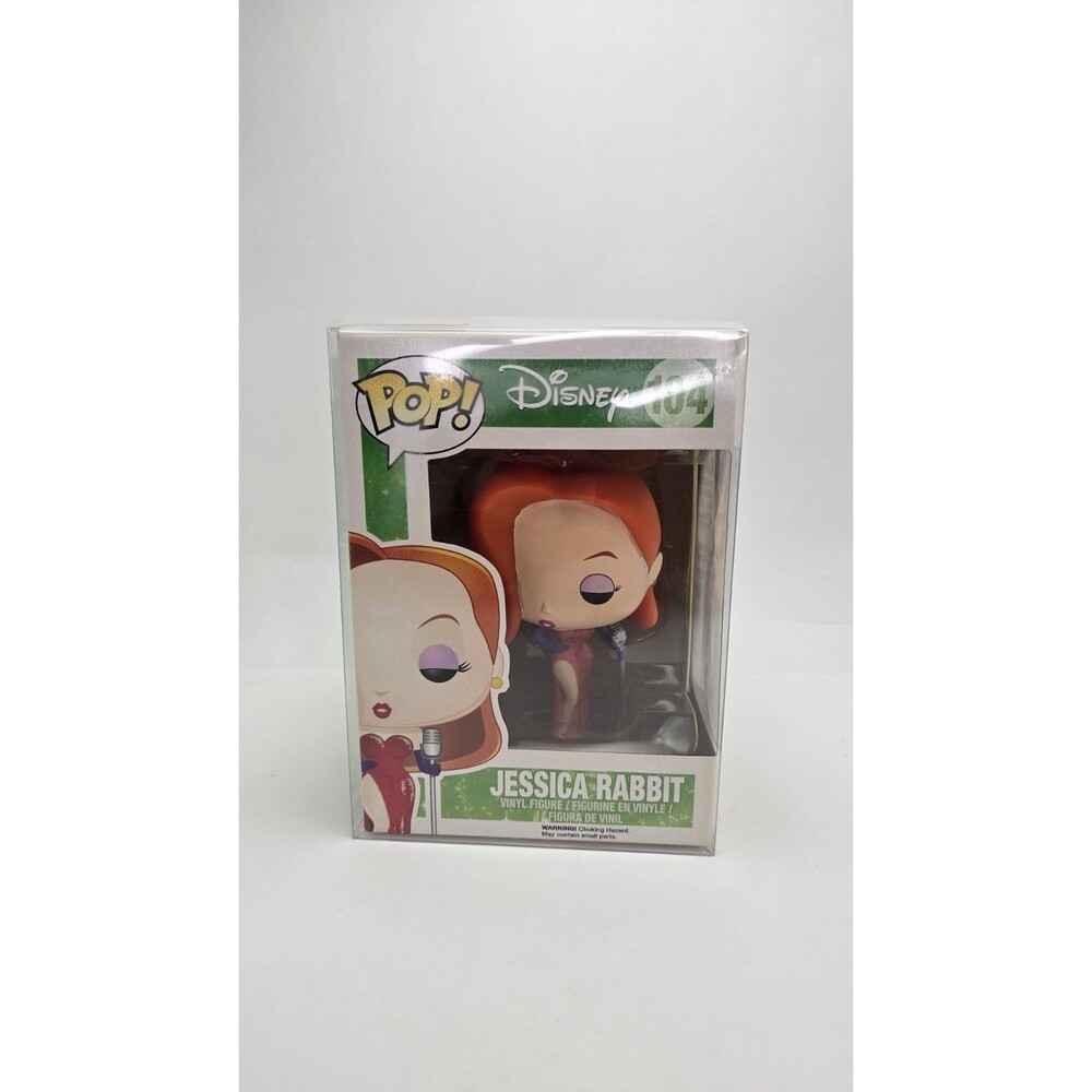 Funko Pop! Disney Who Framed Roger Rabbit, Jessica Rabbit #104 Vaulted W/protect